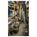 Lot Of Plumbing Supplies Hardware Stove Pipe Etc