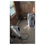 Contents of master bathroom towels heater milk