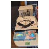 Tic-tac-toe drinking game etc