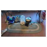 Waffle Iron Decorative Items Etc Under Table