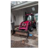 Tym Model T433 Tractor With Loader Model Tmlt500