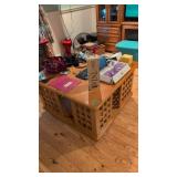 End table and items on top