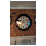 Aspen clockworks 40-in diameter wall clock with