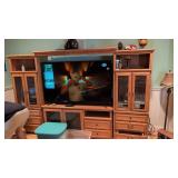 Oak wall unit
