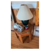 End table lamp flashlight picture frame