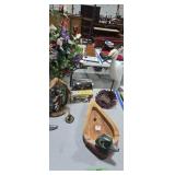 Decorative flower arrangement wildlife birds