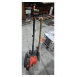Electric edge trimmer and pickaxe