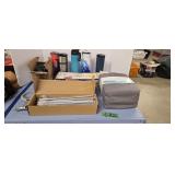 Thermos bottles bed sheets roll holder etc