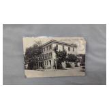 Postcard Milford Delaware first national Bank