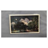 Postcard Milford Delaware lake avenue showing