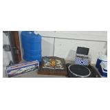 Hess truck dart board 45 records record player