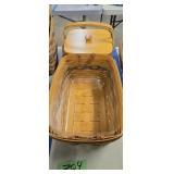 Pair of longaberger baskets