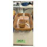 Three longaberger baskets