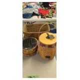 Three longaberger baskets