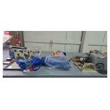 Stereo trivet air mattress foot pump