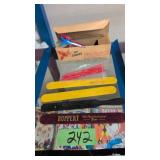 Vintage beer foam scrapers and drink stirrers