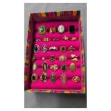 Vintage costume jewelry rings