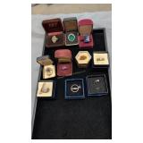 Vintage costume jewelry rings