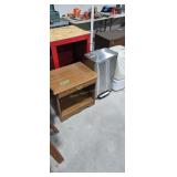 Nightstand aluminum trash can Whirlpool humidifier