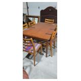 Kitchen table with six chairs