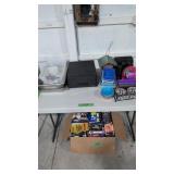 Birdhouse storage trays VHS tapes under table etc