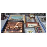 Lot of picture frames
