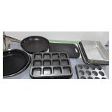Frying pans cake tins etc