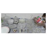 Lot of glassware etc