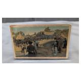 Postcard Dupont powder wagon carrying powder to