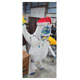 The abominable snowman yard decoration