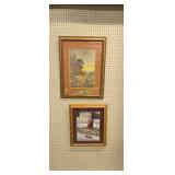 Pair of framed prints