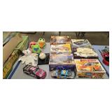 Vintage models race cars beanie babies etc