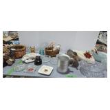 Duck and goose decoys American fostoria Crystal