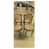 Set of four chairs