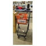 Shelving kit with shopping cart and tools
