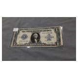 1923 $1 large US silver certificate