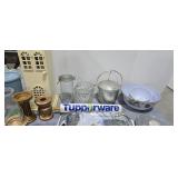 American fostoria pitcher ice bucket trays etc