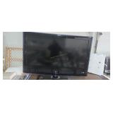 LG 56 inch flat screen TV with remote