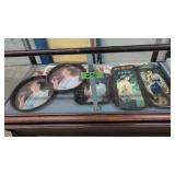 Coca-Cola trays and advertising items