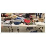 Train track holiday decorations game controllers