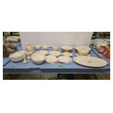 Set of Lenox wheat pattern China