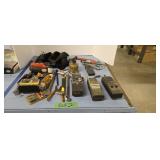 Tools walkie talkies etc