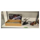 Star wars items and race car