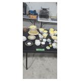 Vintage China and glassware as shown