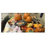 Lot of Halloween decorations