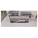 3 Hess trucks as shown