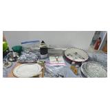 Silverware iron dishes etc