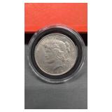 1922 peace silver dollar