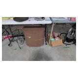 Clothes hamper plant stand planters extension