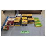 Vintage shotgun shells and 12 gauge slugs most